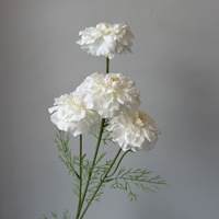 Fleurs artificielles en soie Dragon Carp à 4 têtes, fournitures florales de mariage, arrangements de roses Koi, pivoines, décoration intérieure pour salon et maison
