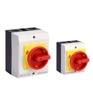 16A 20A 32A 63A 100A interruptor de desconexão rotativo interruptor isolador de câmera à prova d'água para exterior