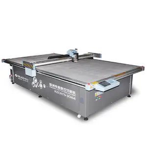 Flatbed cnc knifes cutting table for soft materials cutting like Zund Teseo Atom Type