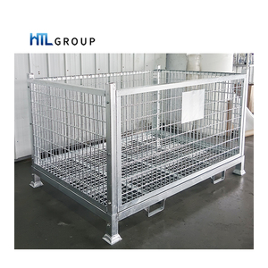 Stackable Detachable Cold <strong>Fish</strong> Storage Transport Portable Safe Metal Wire <strong>Mesh</strong> Steel Tuna Scows <strong>Container</strong> - Product Image 1