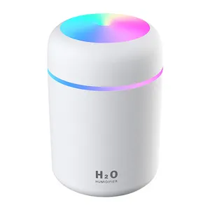 2023 New Product Diffuser Custom Mini Portable Smart Home Appliances With 7 Colors Led Night Light car ultrasonic air humidifier