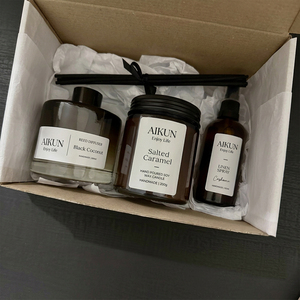 AIKUN Fabricant OEM – Ensemble diffuseur de parfum de luxe fait main en cire de soja pour spa, salle de bain, chambre à coucher et relaxation - Product Image 1