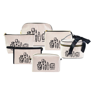 Sac de maquillage en toile écologique Senda Made, fermeture éclair personnalisée, mode vietnamienne, cosmétique, SRD19-013G - Product Image 1