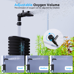 Filter Akuarium Submersible Seaoura SR-703 3-in-1 dengan Media Bio K1 Moving Bed & Bola Keramik - Product Image 4