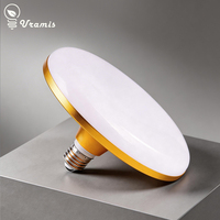 Ampoule LED UFO ultra-mince haute puissance, lampe soucoupe volante, ampoules AC85-265V en aluminium moulé sous pression, culot E27 B22 pour usage industriel en intérieur