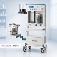 Appareil d'anesthésie et de ventilation intégré en acier inoxydable pour chirurgie vétérinaire, assistance respiratoire, utilisation facile