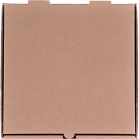 Boîte à pizza en papier kraft écologique de grande capacité de production, taille personnalisée, vente en gros, type E Flute