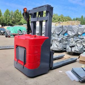 Çok Satan Fabrika Doğrudan Satışları Tamamen Elektrikli Akülü Palet İstifleyici <span class=keywords><strong>1500kg</strong></span> Forklift Elektrikli Kaldırma İstifleyici Vinç - Product Image 4