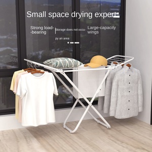 Vente chaude pliable fer grand porte-<span class=keywords><strong>linge</strong></span> vêtements étendoir support tissu support tissu support étendoir - Product Image 3