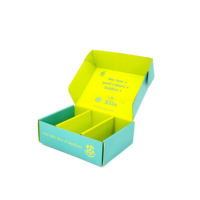 Boîte d'avion en carton ondulé personnalisée, boîte d'expédition pliable en kit pour les produits de vente au détail, impression de logo personnalisée, emballage robuste en gros