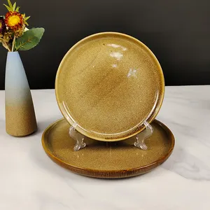 Fabrikant Op Maat Gemaakte Nordic Luxe Stijl Steengoed Sets Borden Diner Serviesgoed Servies