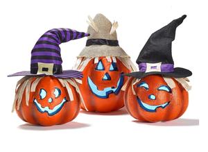 Bộ Ba Đèn Lồng Vui Vẻ Halloween Light Up <span class=keywords><strong>Jacko</strong></span> <span class=keywords><strong>Lantern</strong></span> Trang Trí Đạo Cụ Halloween Bọt Bí Ngô Cho Ngôi Nhà Ma Ám Tuyệt Vời Halloween De - Product Image 2
