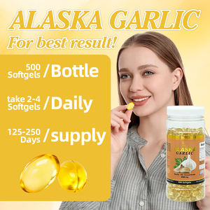 DUOZI Aceite de Ajo Concentrado de Alaska 5000 mg 500 Cápsulas Blandas Extracto de Ajo Sin Olor Apoyo Inmunológico - Product Image 5