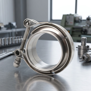Collier de serrage en V en acier inoxydable 304 pour tuyau d'échappement, collier de serrage à dégagement rapide, vente en gros directe d'usine - Product Image 2