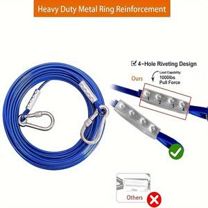 Estaca <span class=keywords><strong>de</strong></span> clavija <span class=keywords><strong>de</strong></span> perro antioxidante <span class=keywords><strong>de</strong></span> alta resistencia, ideal para accesorios <span class=keywords><strong>de</strong></span> jardín y <span class=keywords><strong>Camping</strong></span>, Estaca <span class=keywords><strong>de</strong></span> amarre con Cable para perros - Product Image 2