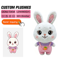 Service OEM ODM, fabricant d'animaux en peluche personnalisés, transformant n'importe quel design en poupées en peluche super douces en coton PP pour les créateurs de marques