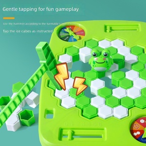 Jouet grenouille brise-glace en plastique, jeu de sauver le petit pingouin, jeu de marteau à glace, pingouins gratuits, interactif parent-enfant, éducatif - Product Image 3