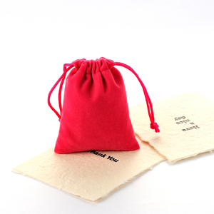 GLAMPKG Custom Suede Soft Velvet Drawstring Jewelry Organizer Unique Design Small Jewellery Pouch Box with Logo Packaging - Product Image 5
