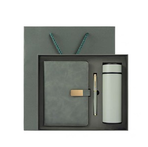 Customizable A5 Size Corporate <strong>Notebook</strong> Gift Set Luxury Journal Promotional Gift Box Pen With LED Thermos Flask And Custom Logo - Product Image 1