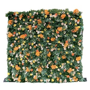 Toile <span class=keywords><strong>de</strong></span> fond murale florale artificielle, fleurs en soie au toucher réel, mariage à l'église, fleurs élégantes, boutique <span class=keywords><strong>de</strong></span> fleuristes, décoration <span class=keywords><strong>de</strong></span> photomaton - Product Image 5