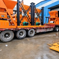 Bétonnière à double arbre haute efficacité JS1000 avec pompe pour centrale à béton HZS50 75M/H