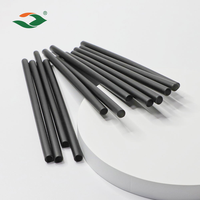 Pailles en paille de riz biodégradables, jetables, naturelles, compostables, de qualité alimentaire, sûres et comestibles, 197 mm