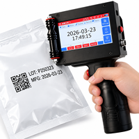 Imprimante jet d'encre portable à hauteur d'impression réglable, échantillon disponible, pour l'impression de boîtes en carton, de dates, de codes QR et d'images