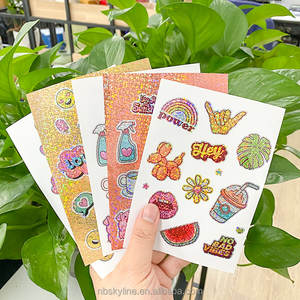 Hojas de Pegatinas Personalizadas de Vinilo Brillante Impermeable y Removible, Impresión de Pegatinas Holográficas Kiss Cut, Proveedores de Pegatinas - Product Image 5