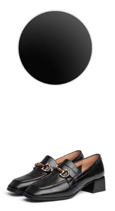 Shiny black