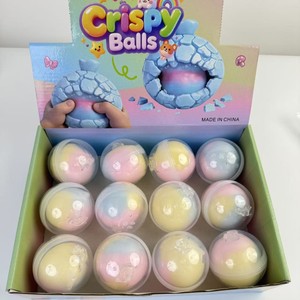 Pelota antiestrés de goma artesanal con forma de uva verde, crujiente, de rebote lento, juguete blandito, el más vendido transfronterizo, en caja. - Product Image 6