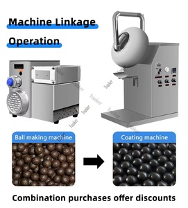 Máquina Automática Nueva para Recubrir Cacahuetes Pequeños, <span class=keywords><strong>Palomitas</strong></span>, Maíz, Azúcar, Chocolate y Frutos Secos - Product Image 4