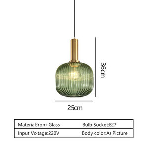 <span class=keywords><strong>Lampada</strong></span> <span class=keywords><strong>a</strong></span> <span class=keywords><strong>sospensione</strong></span> <span class=keywords><strong>a</strong></span> LED moderna in vetro con supporto in metallo dorato <span class=keywords><strong>a</strong></span> coste per illuminazione di <span class=keywords><strong>sospensione</strong></span> in vetro per sala da pranzo - Product Image 2