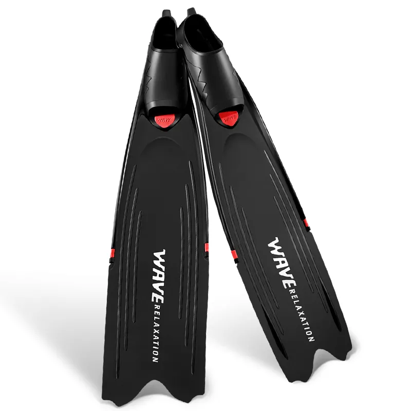 Wave scuba diving fins Full Pocket Freediving Fins Spearfishing Soft and Powerful Freediving scuba diving fins