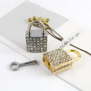 Meetee BF006 23*36mm bolso Hardware llaves candados para equipaje cerradura cuadrada cierre accesorios cerradura cuadrada decorativa - Product Image 5