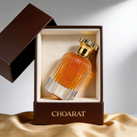 Botol Parfum Mewah Kelas Atas OEM/ODM 50 ml 100 ml Botol Kaca Parfum Silinder dengan Kotak