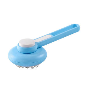 Cepillo de limpieza automático para perros de <span class=keywords><strong>pelo</strong></span> corto/<span class=keywords><strong>pelo</strong></span> largo, cepillo plano de acero inoxidable, cepillo de aseo para eliminar el <span class=keywords><strong>pelo</strong></span> caído - Product Image 3