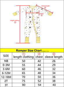 <span class=keywords><strong>Pigiama</strong></span> Estivo per Neonati in Bambù con Zip, Disponibile in Stock Locale USA, Personalizzabile, Pronto per la Spedizione - Product Image 5