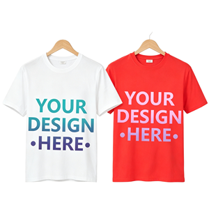 Camiseta Personalizada para Hombre, 100% Algodón, Cuello Redondo, Manga Corta, Logotipo Impreso en Serigrafía, Transpirable, Antiencogimiento, Informal, Formal, OEM - Product Image 1