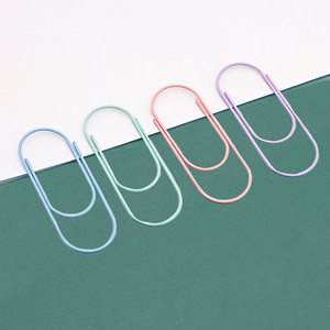 X323 Clips en papier colorés de 50 mm, clips en plastique, clips larges et épais, clips de couleur, grands clips de reliure, marque-pages pour la maison, le bureau et l'école - Product Image 6