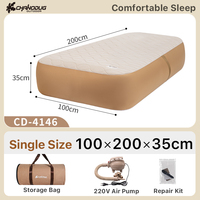 Matelas de camping gonflable en TPU à double paroi épaissie pour l'extérieur