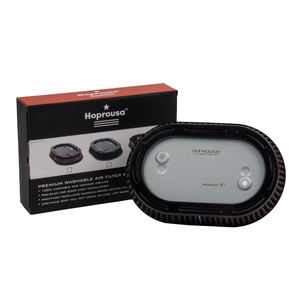 Filtro de Aire de Malla de Acordeón Reutilizable Pre-Engrasado para Harley <span class=keywords><strong>114</strong></span>, Compatible con Softail <span class=keywords><strong>2018</strong></span>+ y Touring 2017+, Alto Flujo - Product Image 1