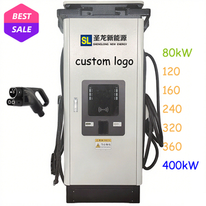 Nouvelle station <span class=keywords><strong>de</strong></span> charge rapide DC CCS2 <span class=keywords><strong>de</strong></span> 240 kW à montage au sol pour voitures électriques avec indice d'étanchéité IP54 pour extérieur et haute efficacité - Product Image 2