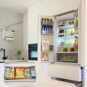 Promotion d'échantillons BAINENG : <span class=keywords><strong>Meuble</strong></span> de cuisine moderne à prix réduit, unité de cuisine complète en acier inoxydable - Product Image 3