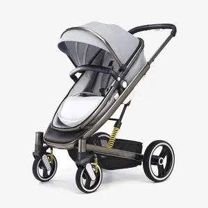 BEBELUX ST368 Pram For Babies Multifunction Baby Pram Wholesale Removable Carry Cot Baby Pram 3 In1 With Universal Front Wheels