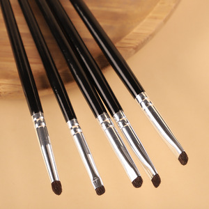 Nuevo Kit de Brochas de Maquillaje Completo de 5 Piezas con Pelo de Caballo, Mango de Plástico, Punta Pequeña, Ideal para Viajes, Set de Brochas para Maquillaje Facial y de Ojos - Product Image 2