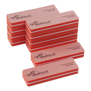 2025 Venta caliente manicura pulido <span class=keywords><strong>media</strong></span> <span class=keywords><strong>luna</strong></span> lima de uñas cuadrada y esponja bloque amortiguador de uñas al por mayor - Product Image 5