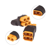 Connecteur parallèle XT60-Adaptateur de soudage intégré 1 mâle à 2 femelles et 1 femelle à 2 mâles pour batterie et contrôle de vol