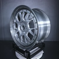 Velg Mobil Mewah Chrome 2 Buah Forged Custom Concave 5x114.3 5x130 untuk Mercedes E-class SF90 Bahan Aluminium Alloy Ukuran 16-26 Inch