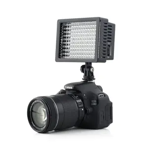高功率LD-160 160发光二极管视频摄像机灯，带三个滤波器5400K，适用于坎尼康奥林巴斯相机