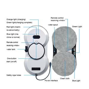 Limpiador Eléctrico de Vidrios con Fuerte Succión, Protección Contra Apagado, Portátil y Ligero, Limpieza Profesional de Ventanas - Product Image 6